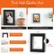 iFrame Pre-Cut Black Mats with Light Cream Bevel-Cut + Backing Boards + Transparent Clear Plastic Bags, Acid Free Photo Album Complete Set